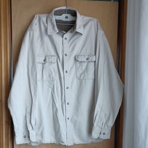 Faded Glory Men's Light Tan Shirt Jacket